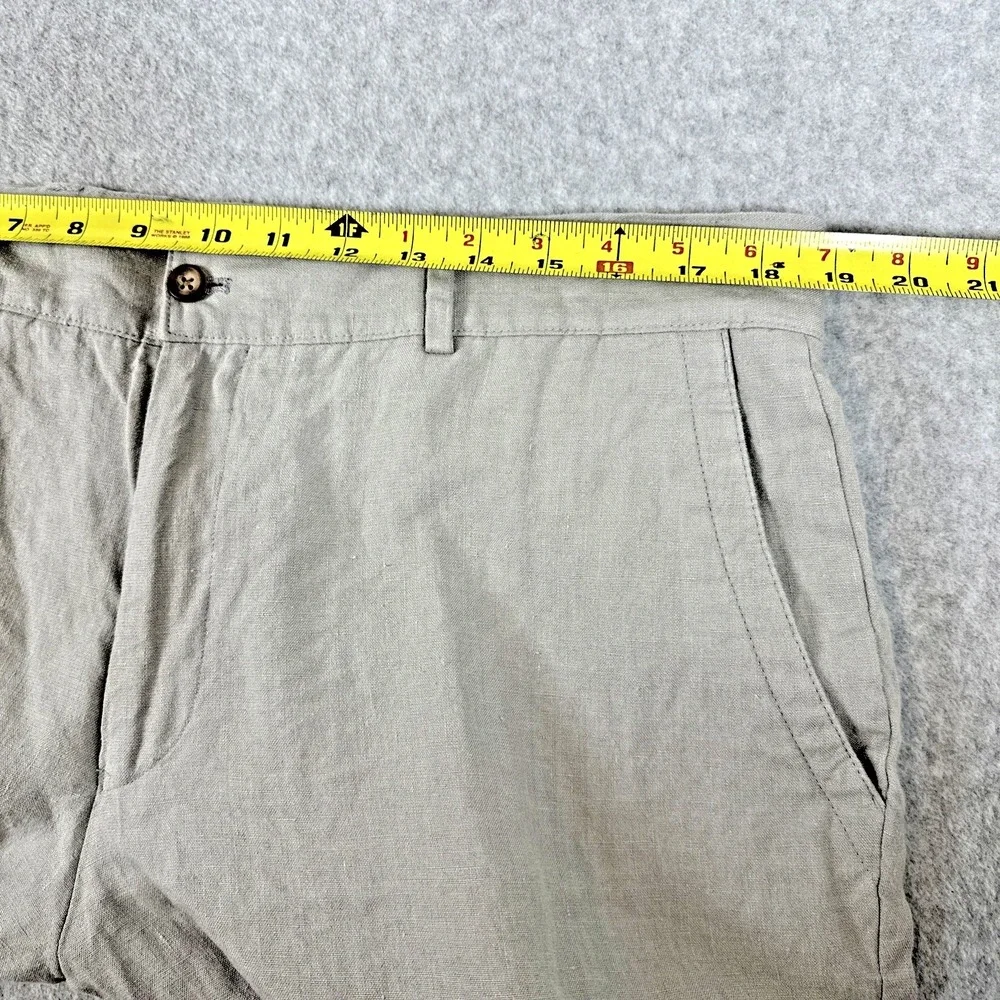 Jackson James Men's Linen Chino Pants light Weight Light Khakis Size 38R(38x31)